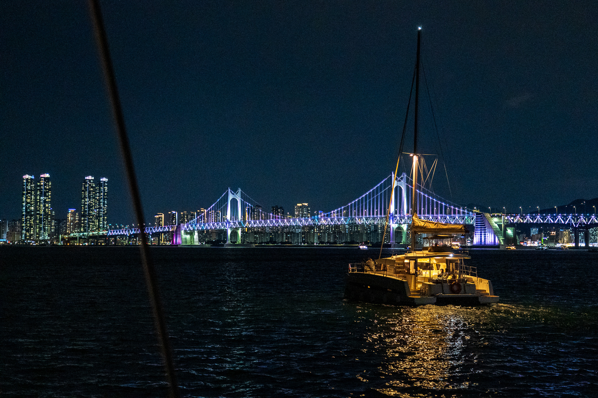 広安大橋に近づいてきた