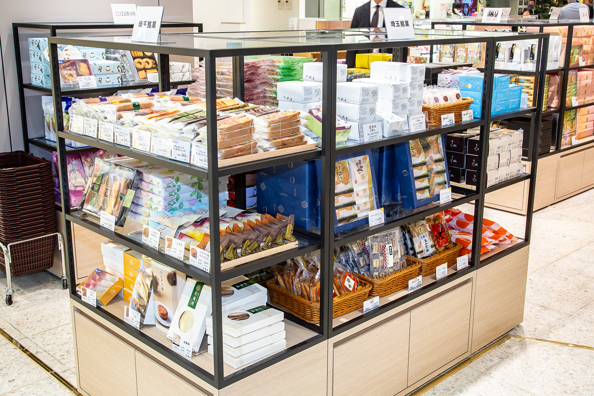 埼玉銘菓のコーナーも用意