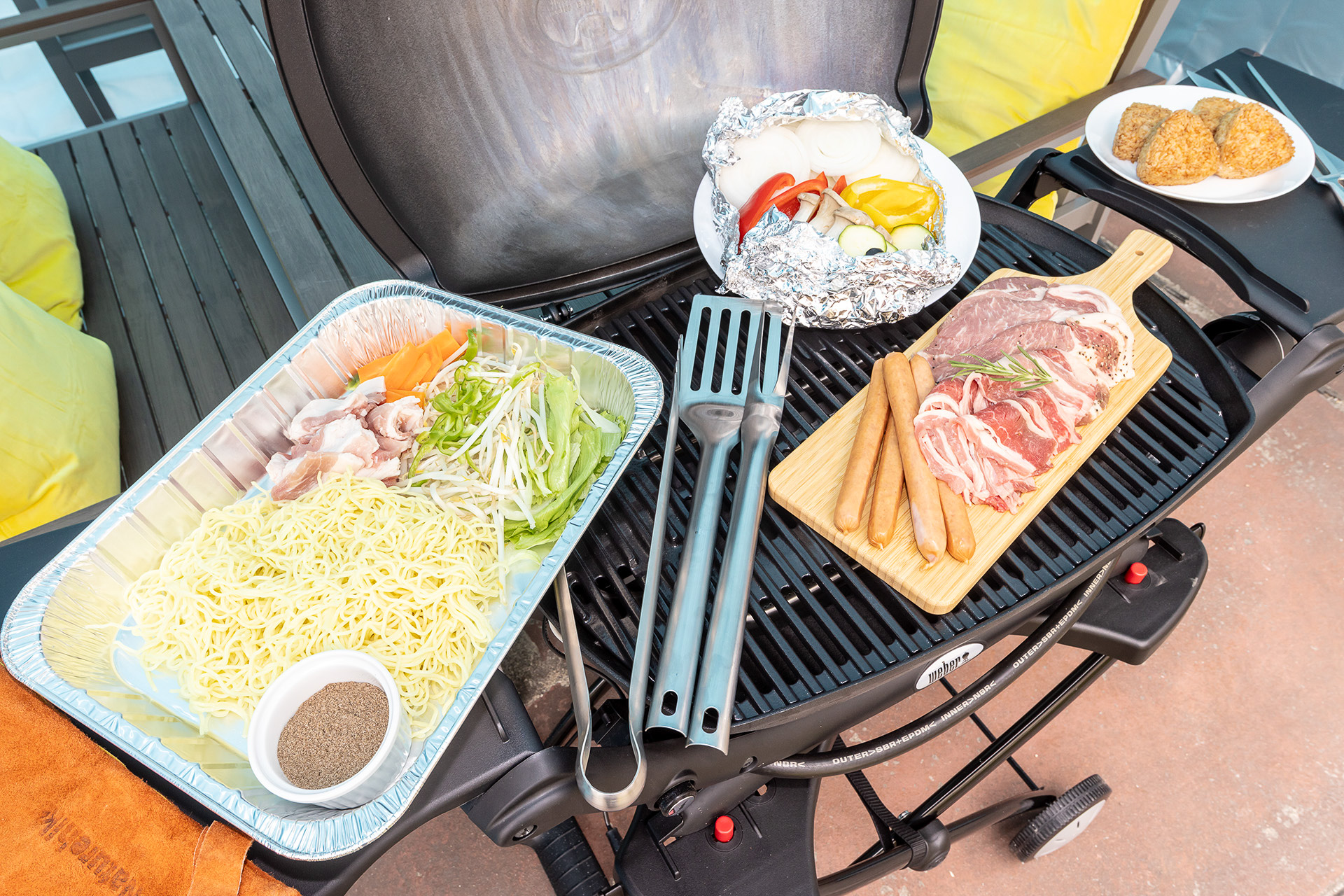 こちらはジャパニーズBBQ食材セット。写真は4人前
