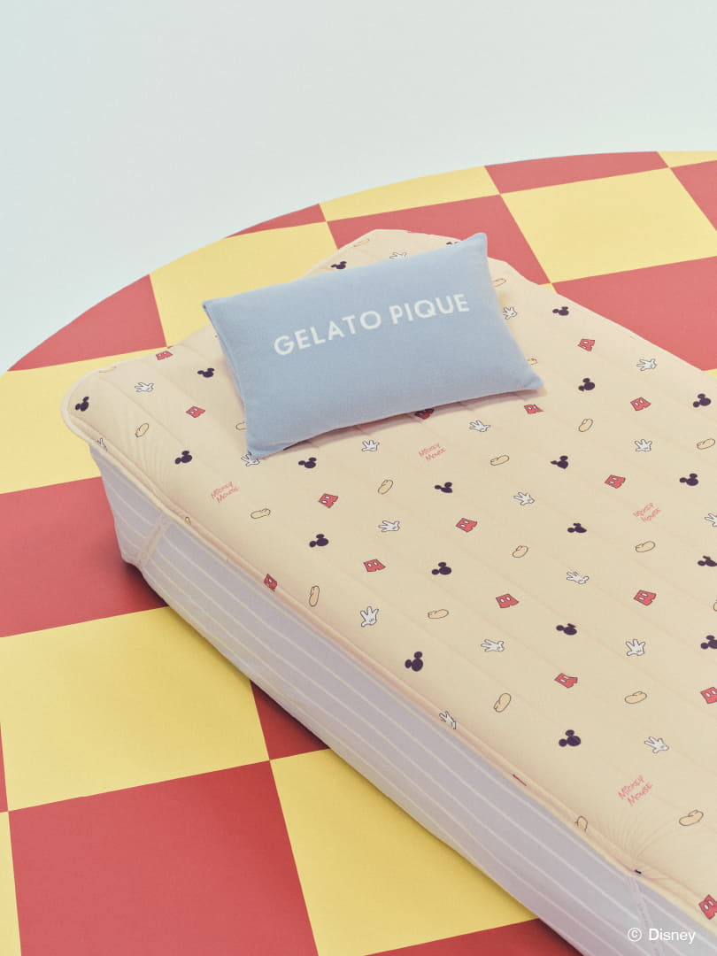 ジェラピケ、ミッキー＆ミニーの夏向け寝具。フィガロお昼寝クッション