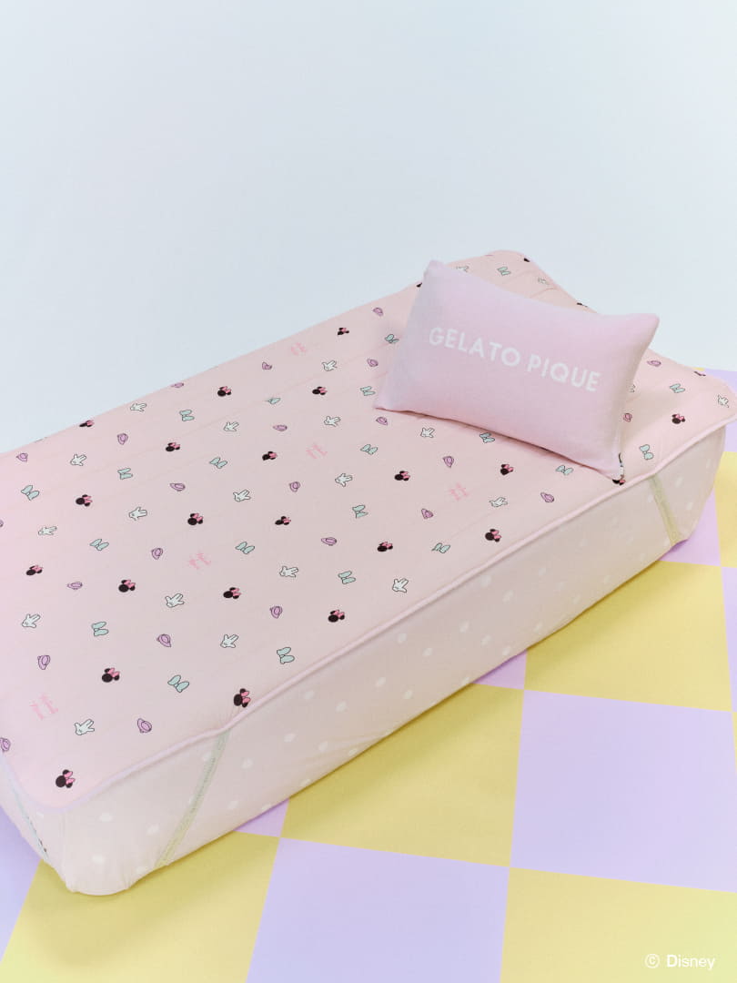 ジェラピケ、ミッキー＆ミニーの夏向け寝具。フィガロお昼寝クッション