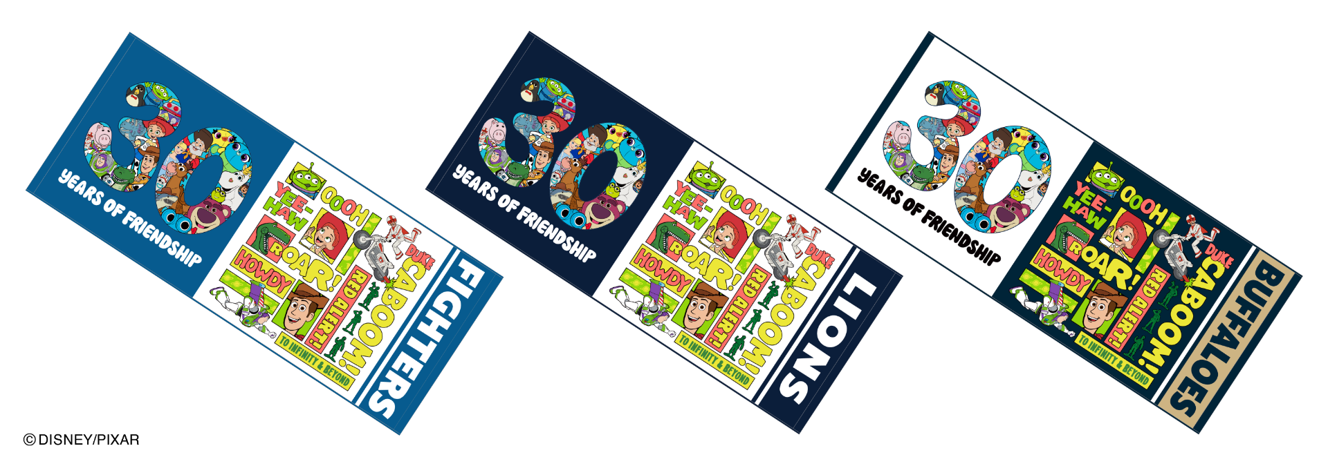 30th フェイスタオル/ミックス（3080円）サイズは80×34cm