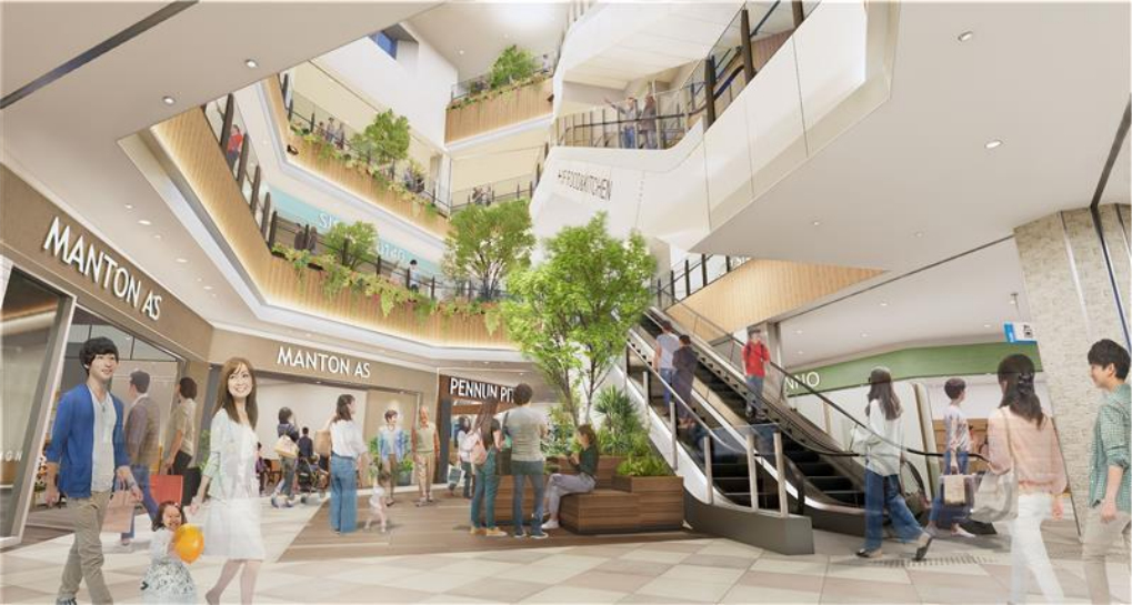 北館I期エリアの内観