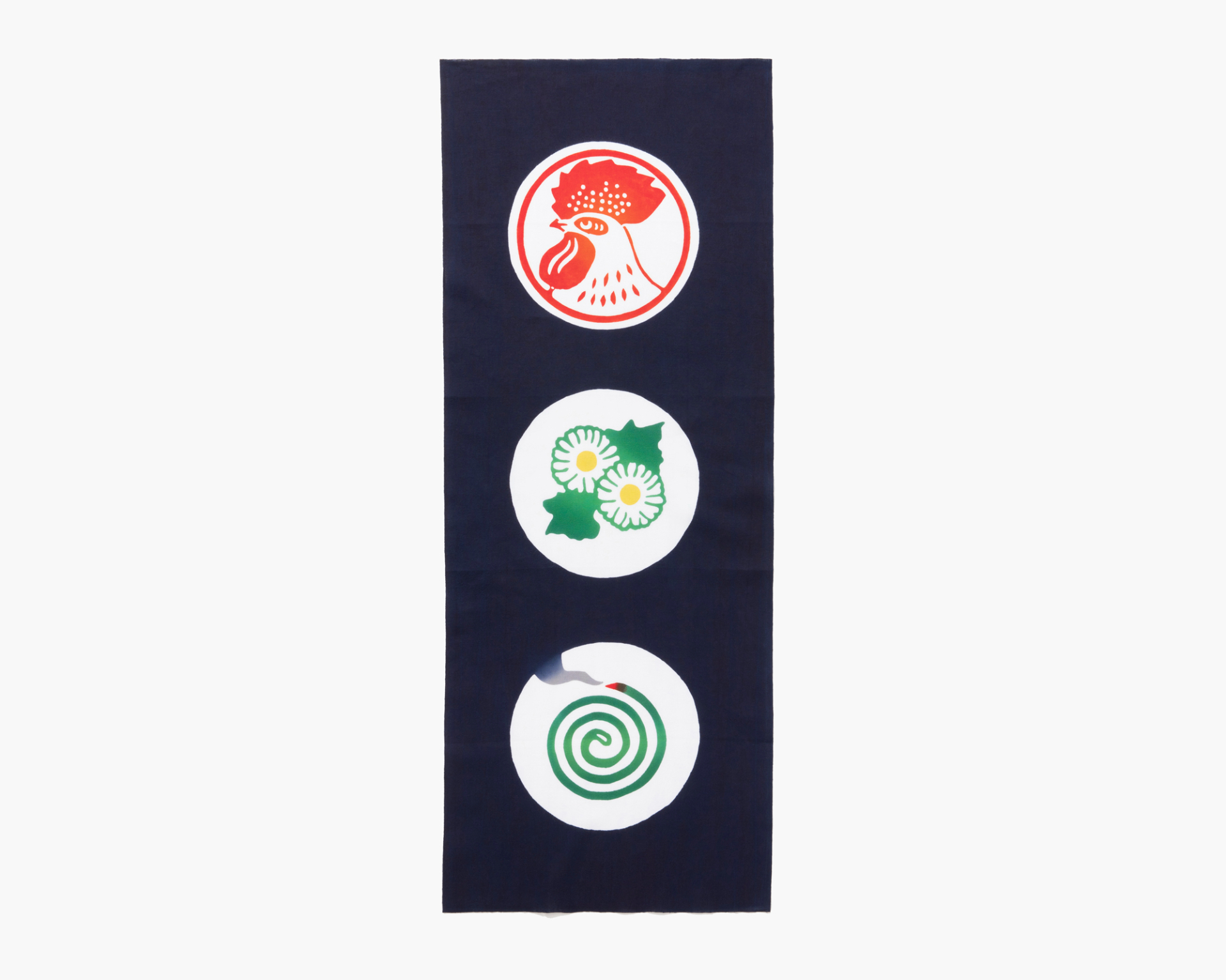 継続品「注染てぬぐい 金鳥丸紋」（1980円）