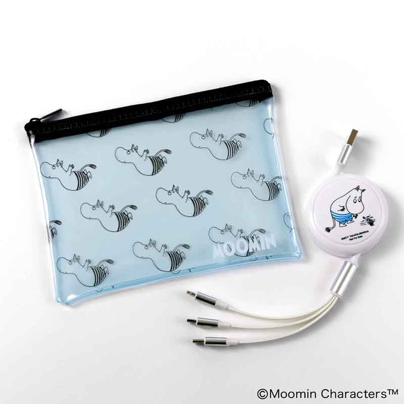 宝島社「オトナミューズ」8月号増刊の予約注文スタート。付録はムーミンのUSB充電ケーブル＆ポーチ