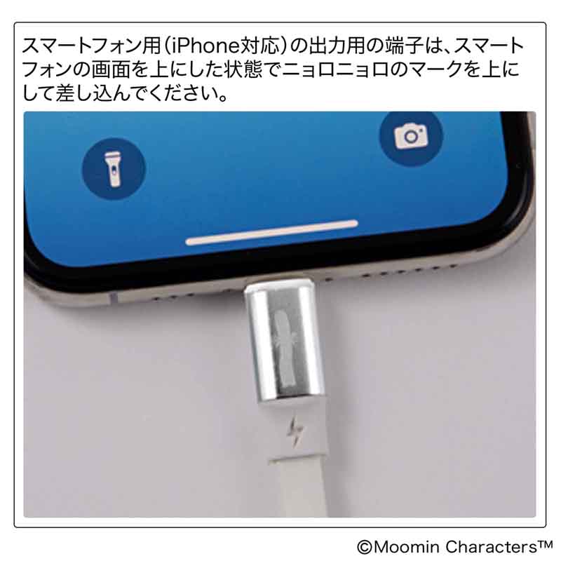 スマホ用端子の隠れ“ニョロニョロ”もポイント