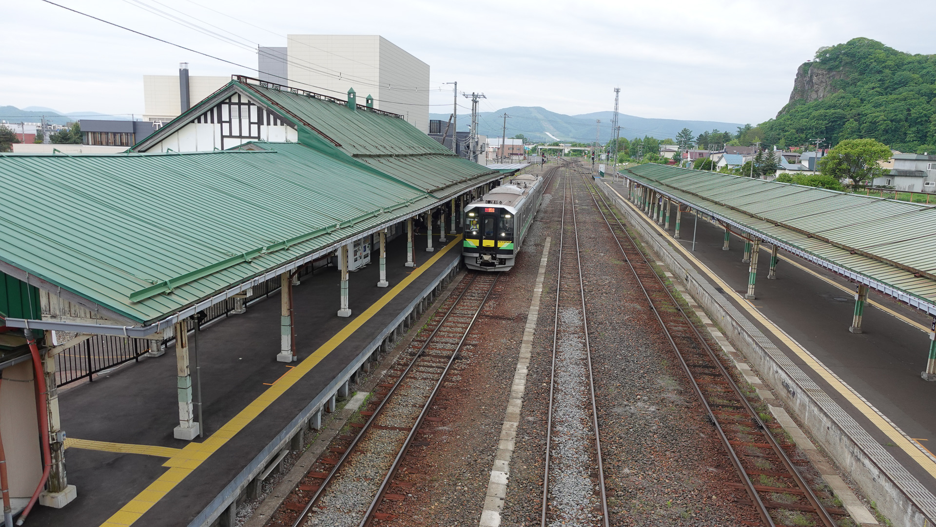 遠軽駅跨線橋から