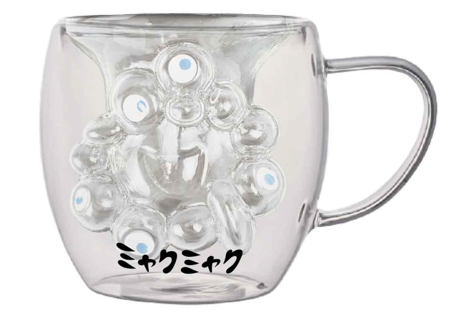注ぐとミャクミャクが現われるダブルウォールグラス。目玉も再現、万博