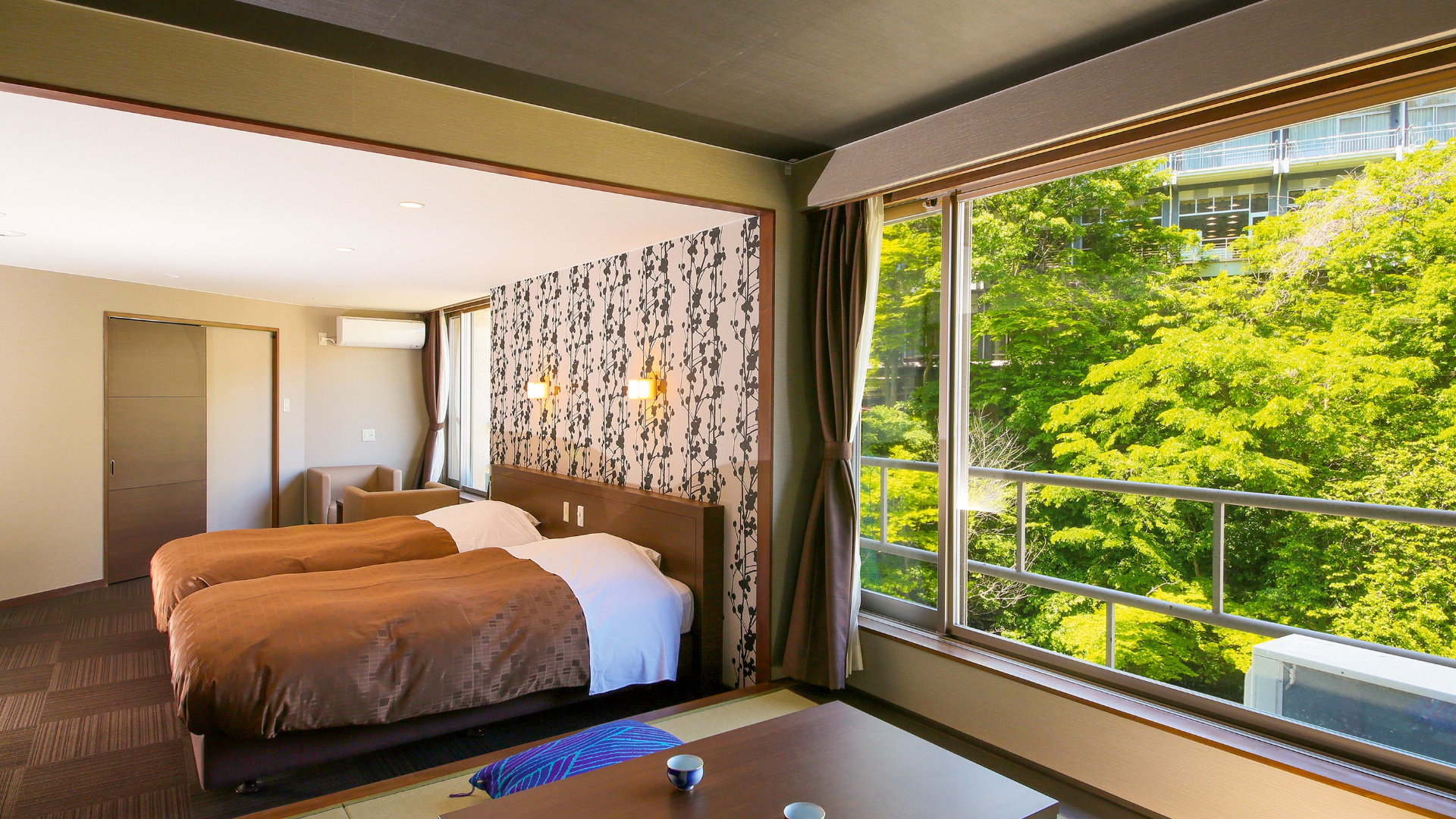 スーペリア和洋室ツイン 内風呂あり（一例）