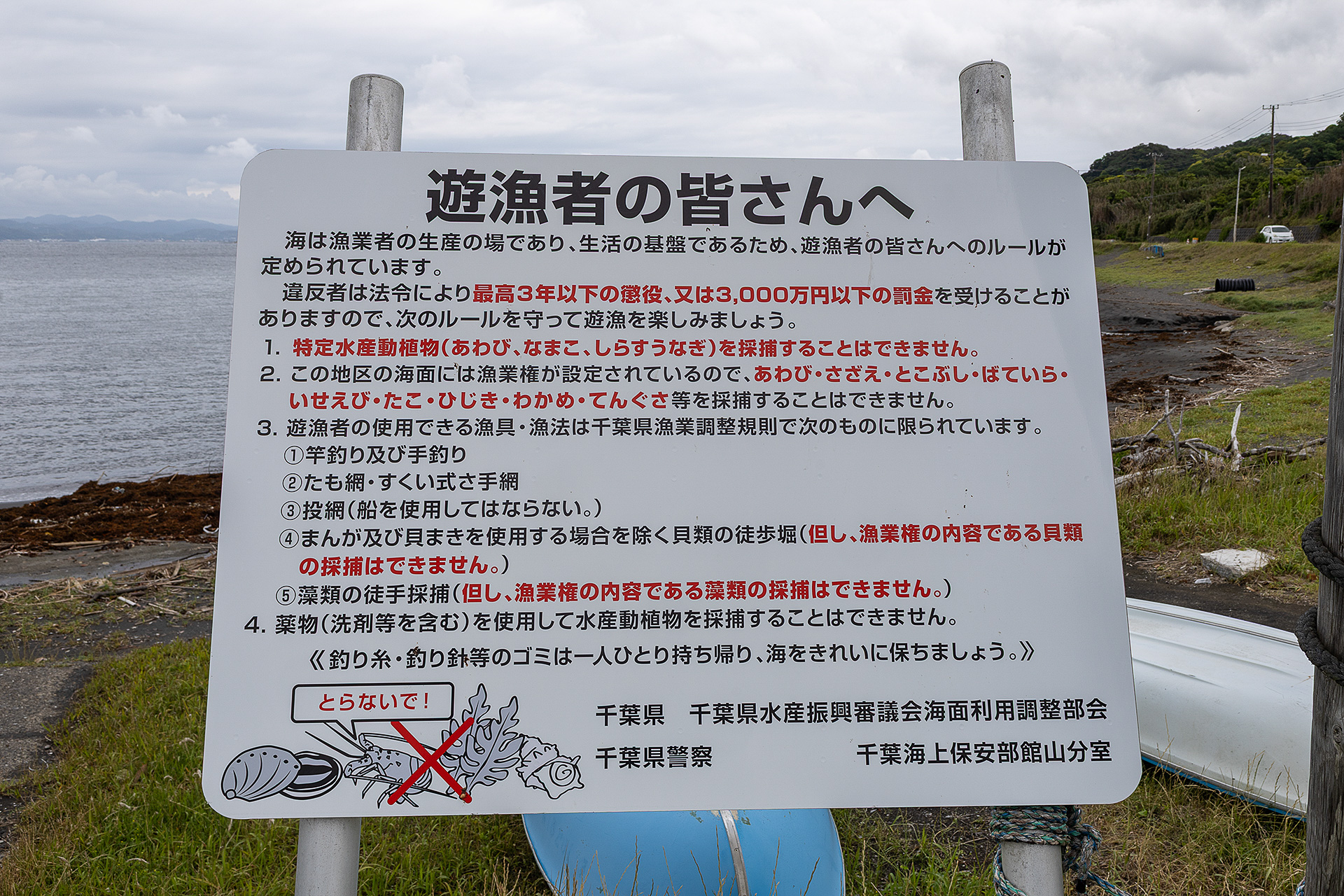 遊漁の際のルール