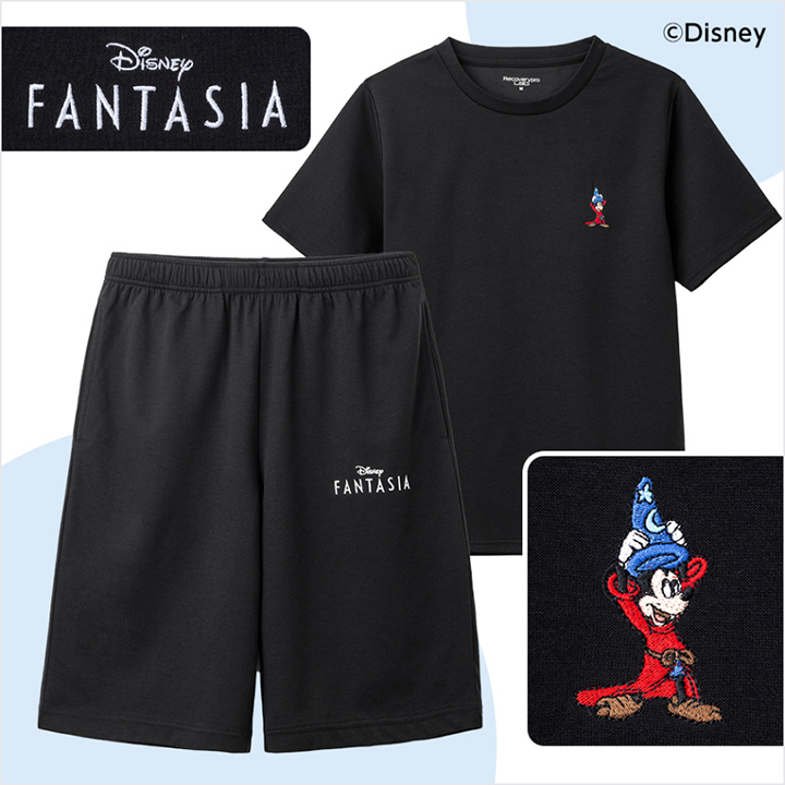 宝島社の疲労回復ウェアにディズニー名作「ファンタジア」ミッキーバージョンが登場