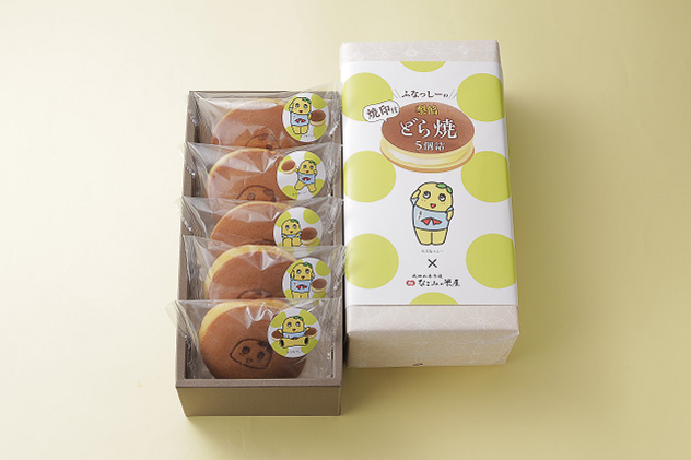 ふなっしーの梨餡どら焼 5個入（1651円）