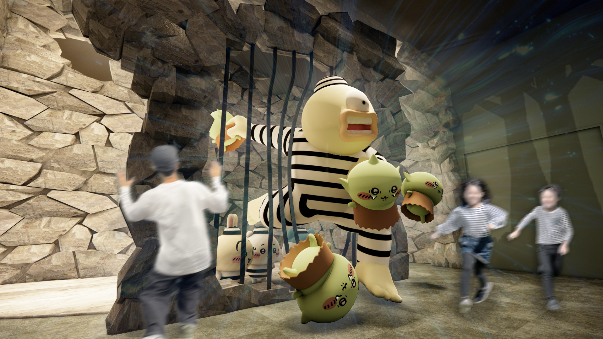 ちいかわパーク 体験展示エリア「ゴブリンたちの牢屋」