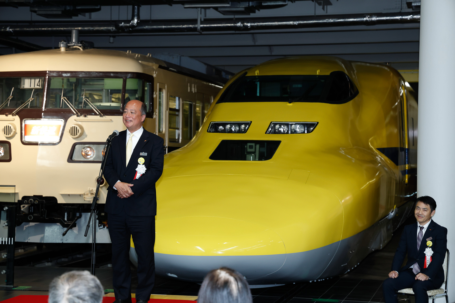 リニア・鉄道館 館長岡部仁氏「実は東京の車両所で交番検査を担当していた関係で、T3には親しみがありました。当時はまだ、特殊な車両という認識はなく、あまり世の中には認知されていなかったと思います。（ドクターイエローのあとは）営業車検測に変わり、より高頻度・高精度の検査を行なえるようになります」
