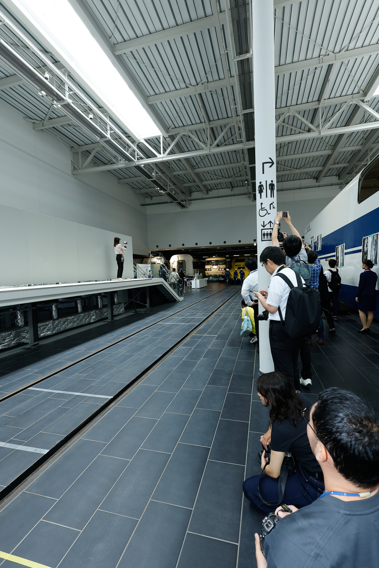 移動が行なわれたエリアの全景。どんづまりに923-7がいるのが分かる