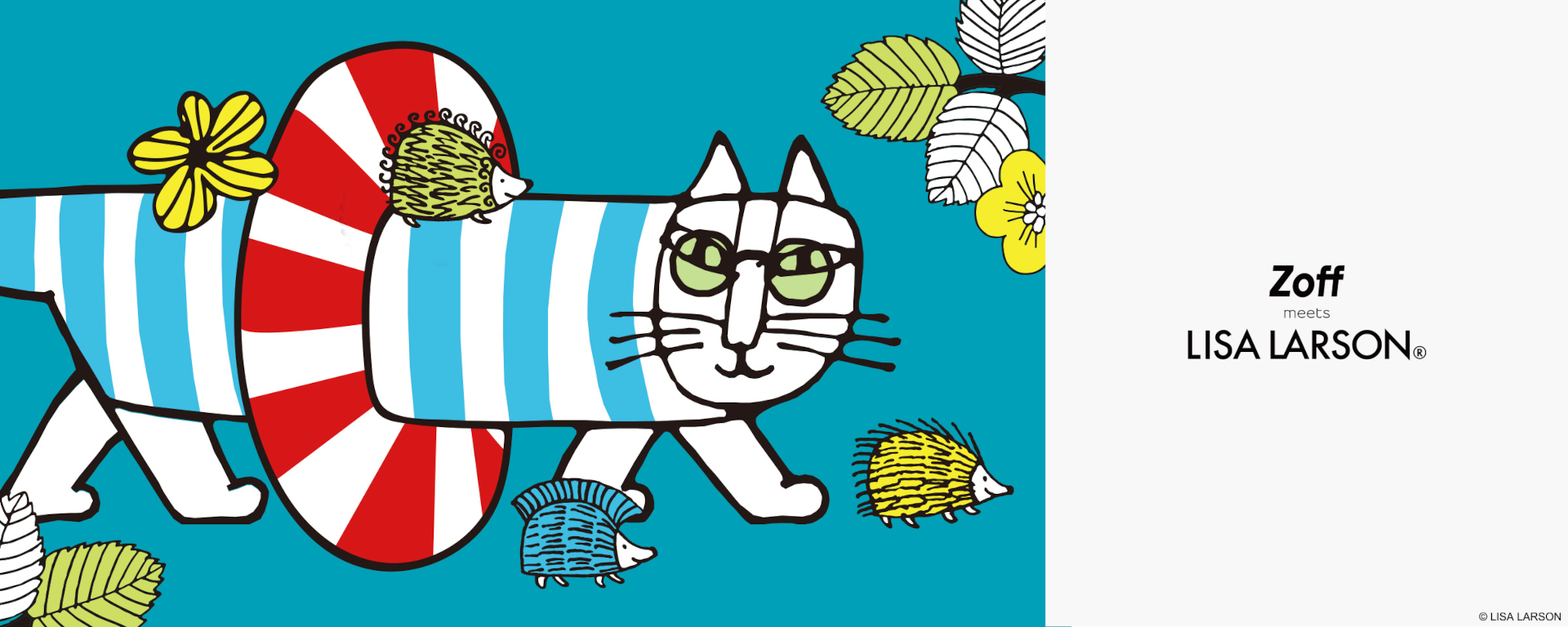 スウェーデンの陶芸家リサ・ラーソン氏とコラボした新作サングラス発売