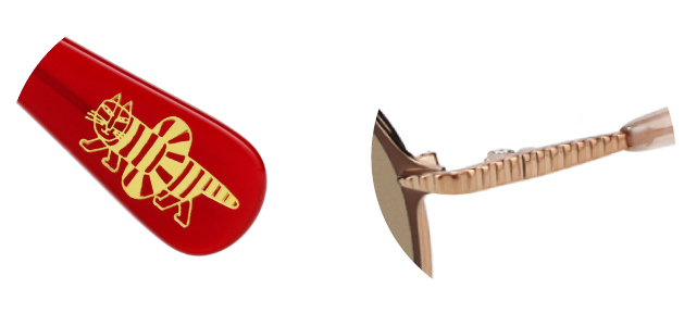 海を満喫するマイキーがモチーフの6種。レンズはまぶしさを抑える濃いめのカラー