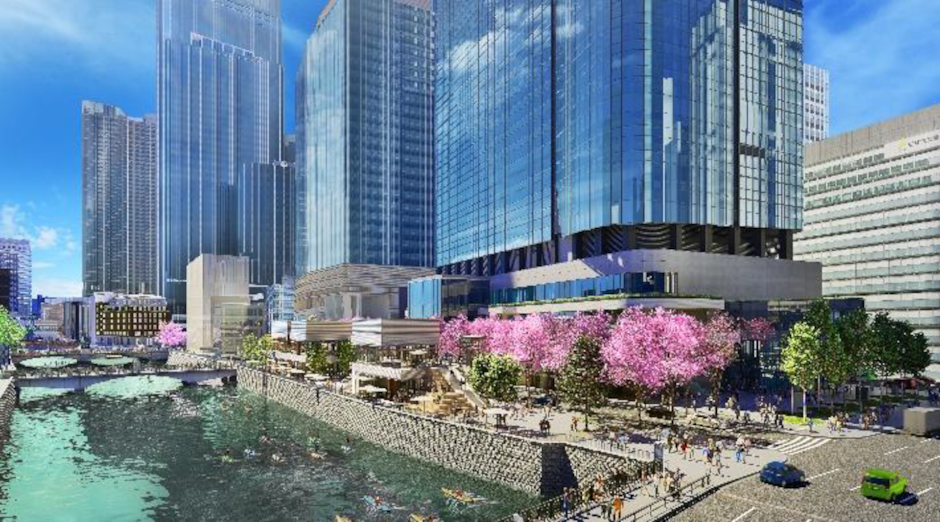 人・川・街が一体となった都市空間が誕生