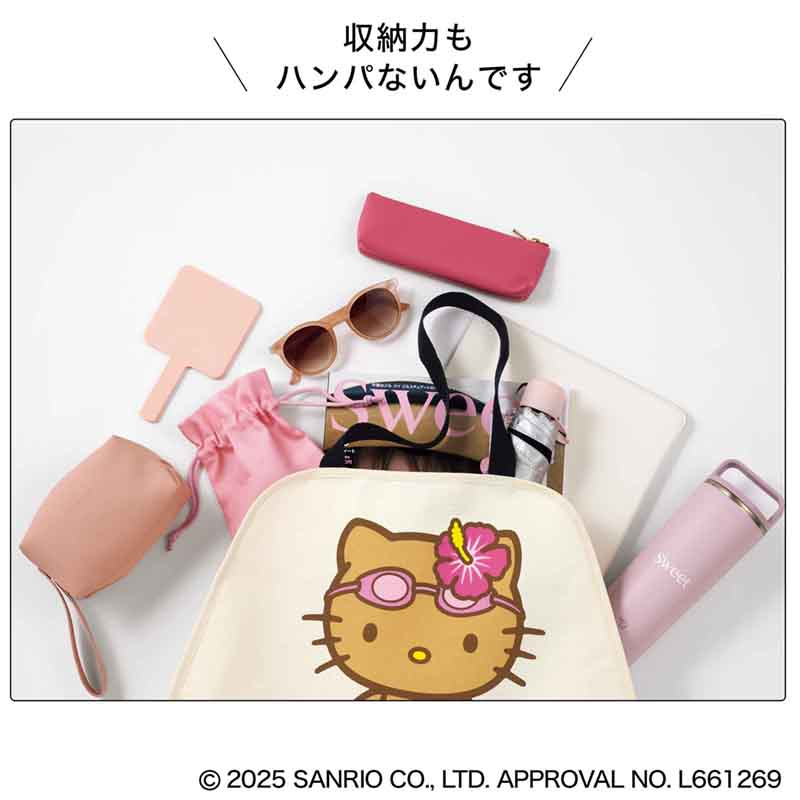 ドジャース観戦記念品】キティちゃんバッグ(2025年8月5日)