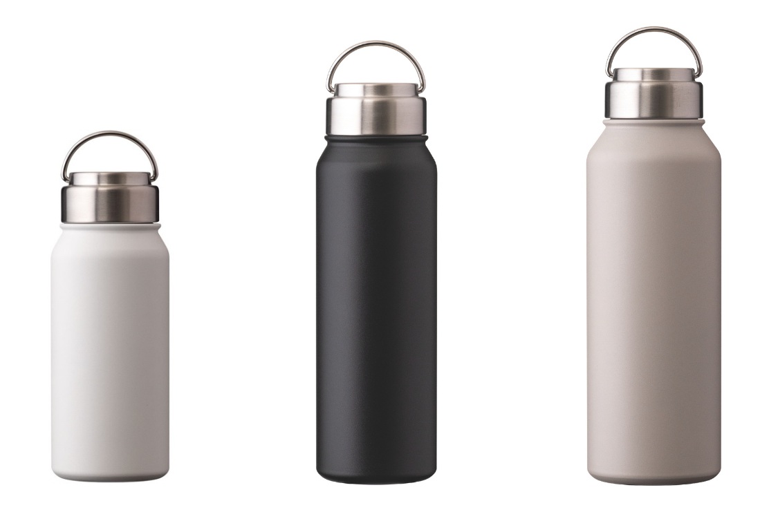 ニトリ「ステンレスハンドル付きスクリューボトル」