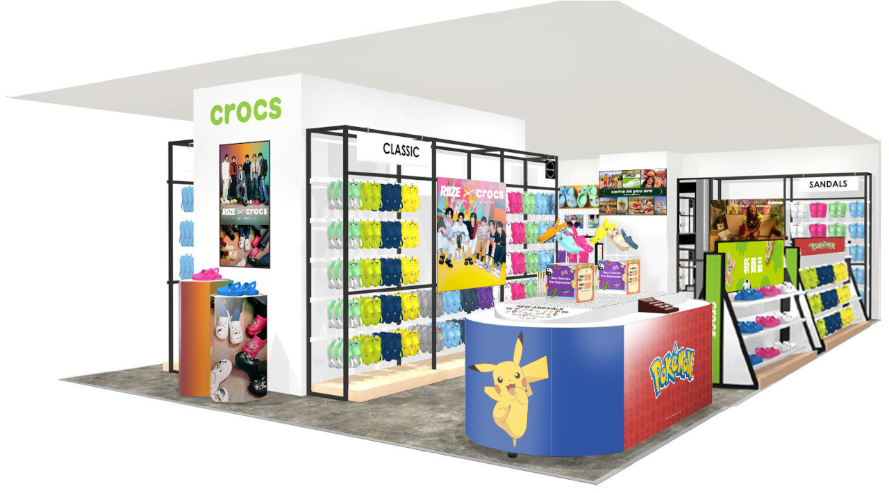 期間限定で店舗も装飾