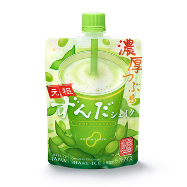 菓匠三全が手掛けるずんだスイーツ専門店「ずんだ茶寮」から新商品の持ち歩きアイス