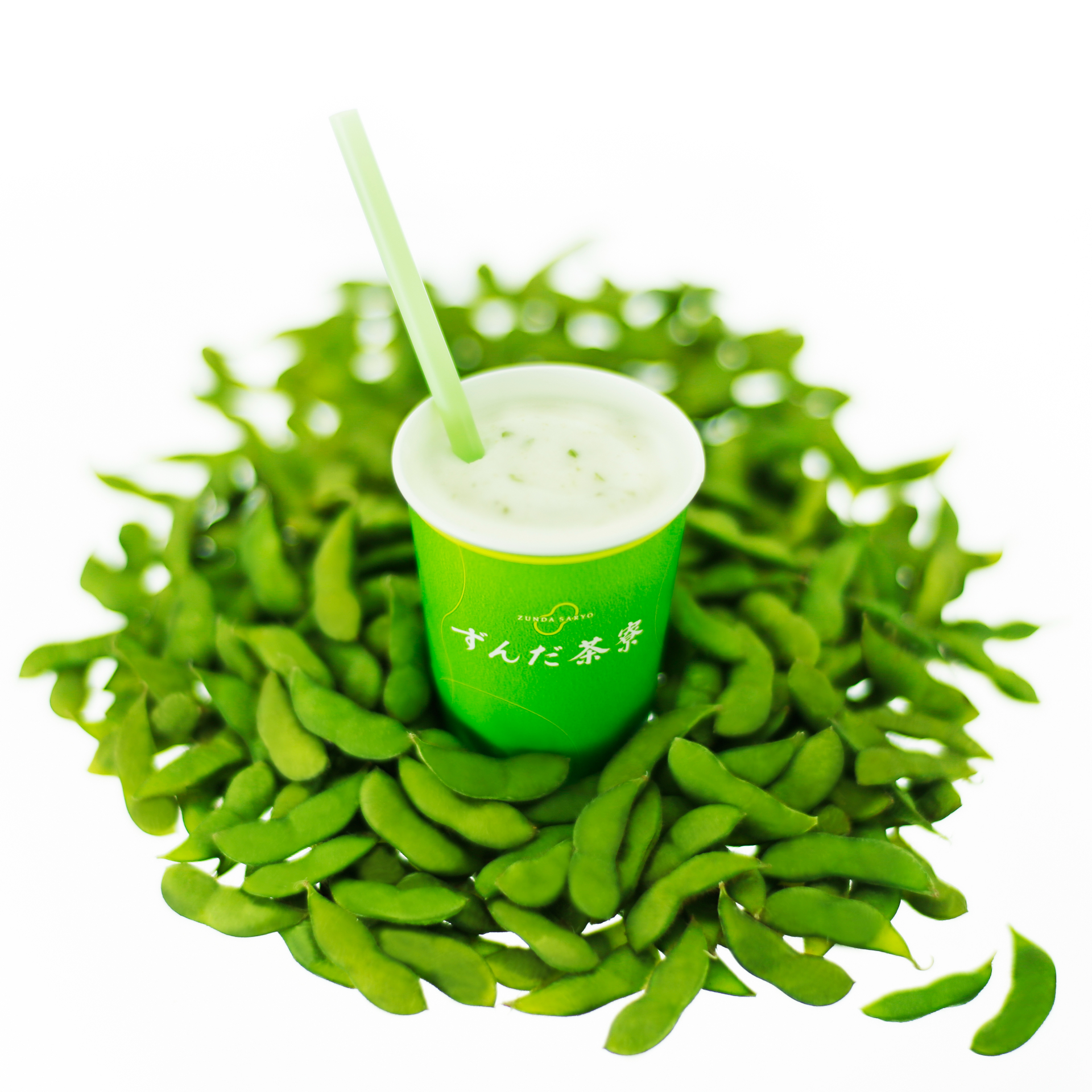 厳選した枝豆を使用し、独自のブレンドで濃厚な味わいとつぶ感に仕上げたずんだ茶寮のシェイクを再現