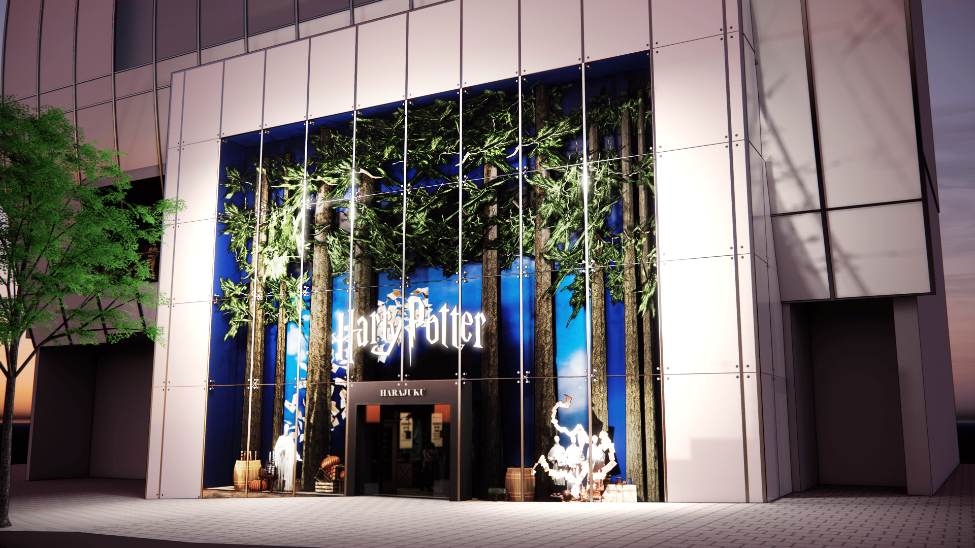 禁じられた森の世界が広がる「ハリー・ポッター ショップ 原宿」が8月オープン。赤坂店はリニューアル
