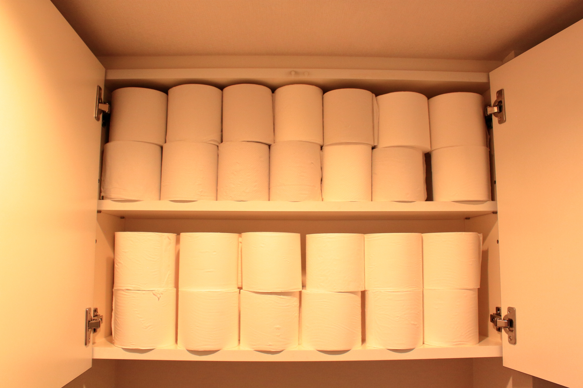 多くのストックを必要とせず収納スペースも有効活用