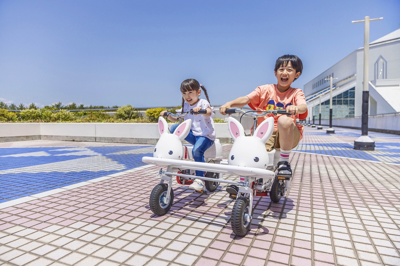 家族で楽しめる「おもしろ自転車パーク」