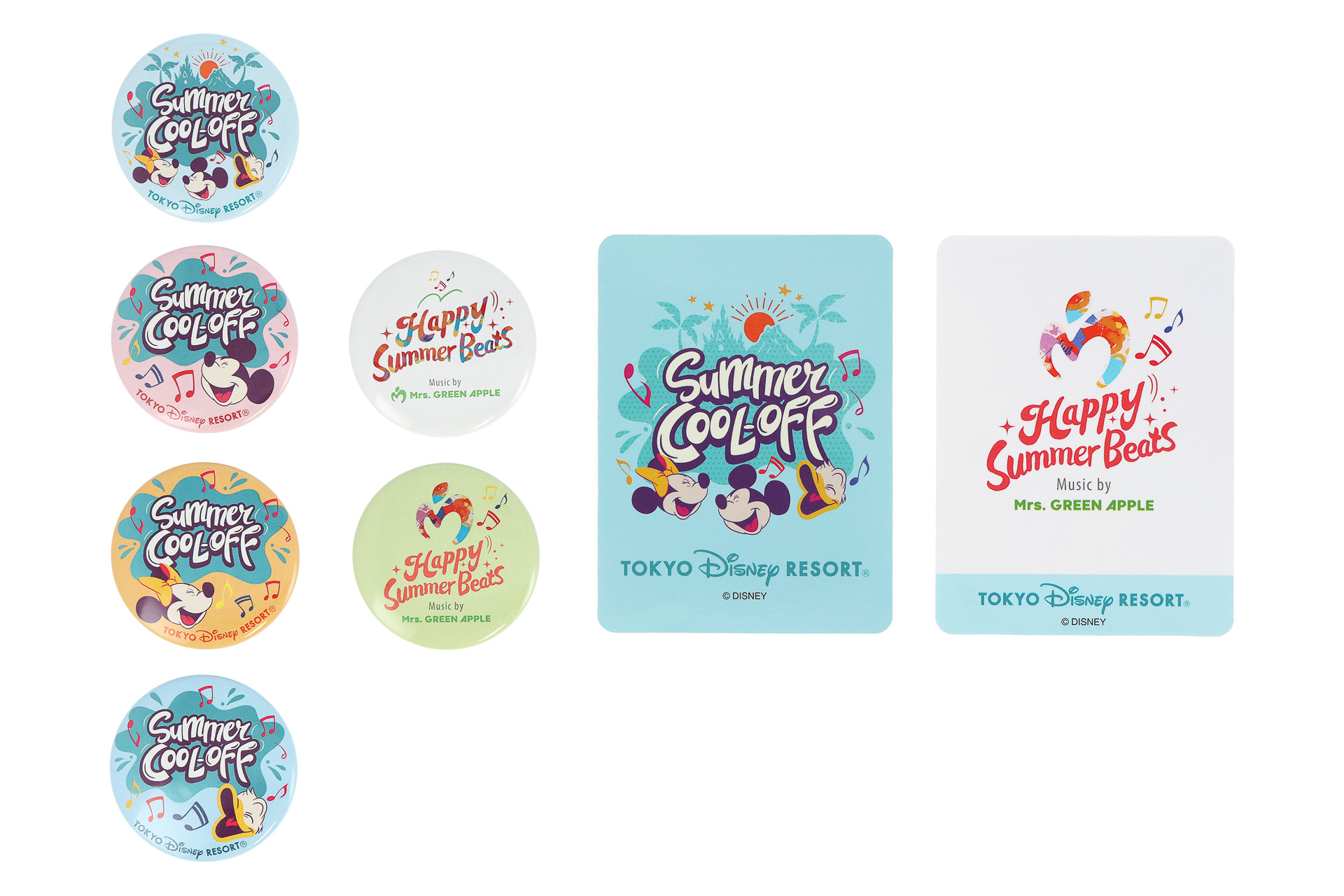 「カンバッジ ステッカー付きセット」（3600円）