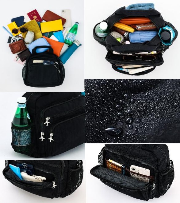 収納力にこだわった11のポケット