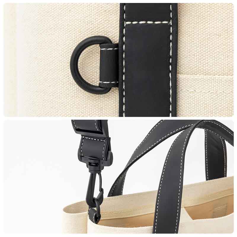 ファミリーマート限定のミニトートバッグ「AIGLE TOWN⇔OUTDOOR MINI TOTE BAG BOOK」は、6つのポケット付きで整理整頓しやすいデザイン。サイズは約33×11.5×22cm（幅×奥行き×高さ）、取り外し可能なショルダーストラップの長さ128cm、チャームは赤