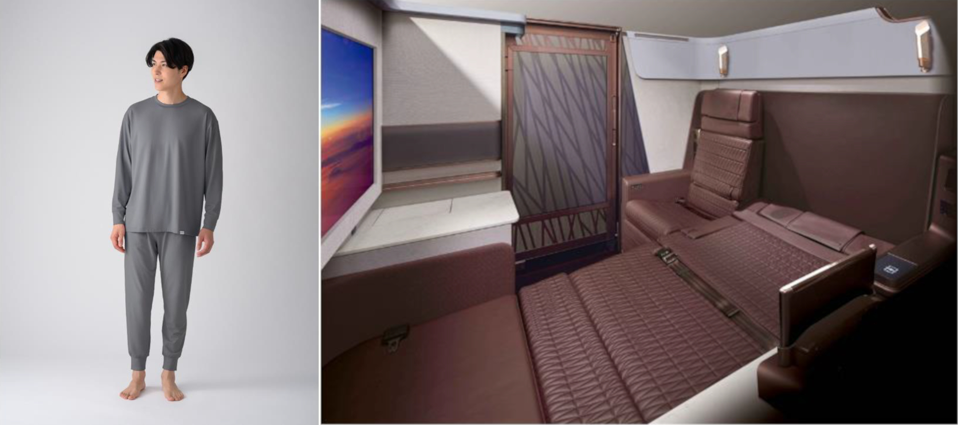 JAL国際線ファーストクラスにリカバリーウェア「ReD（レッド）」導入