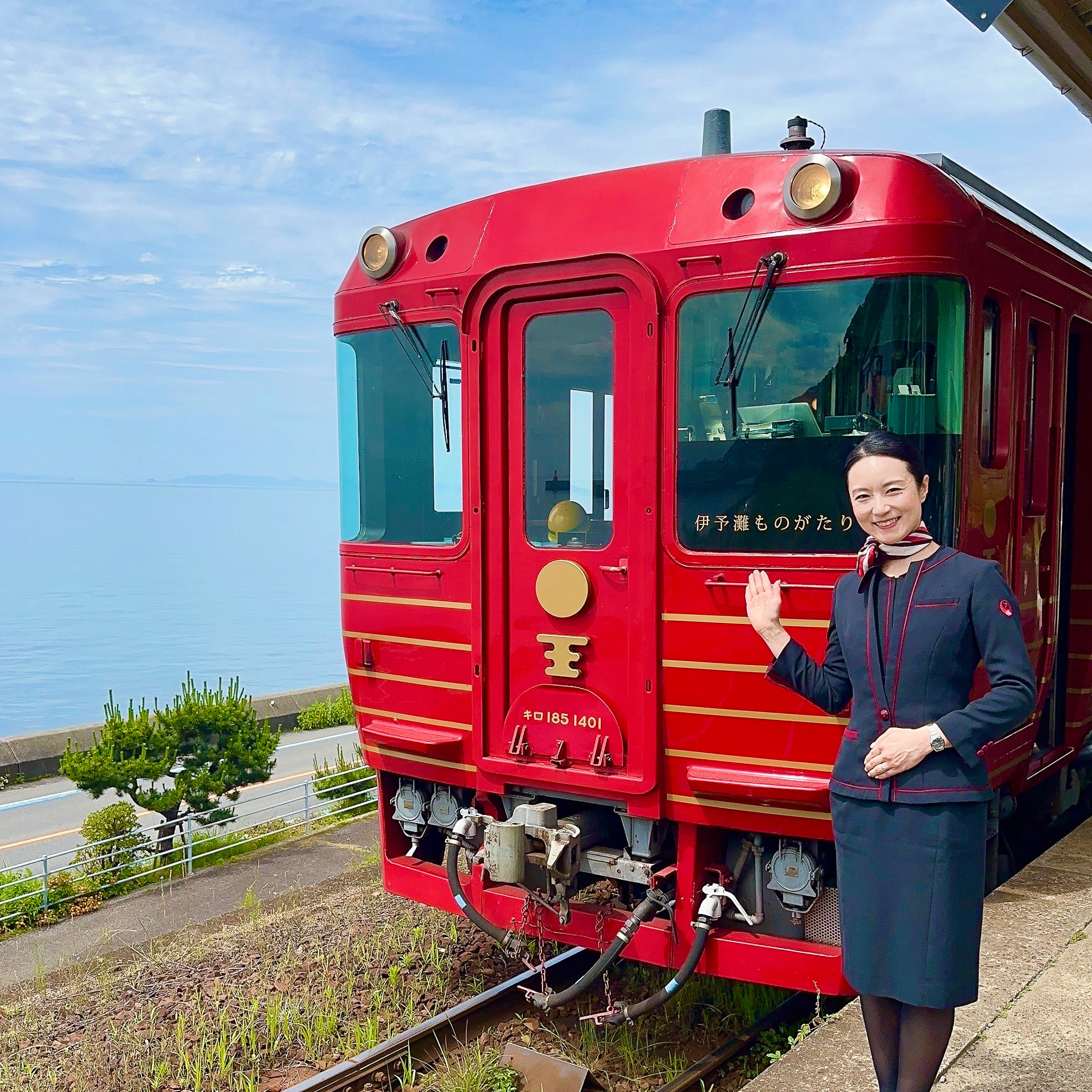CA岩月のお勧めは下灘駅での心にしみるミュージックホーン