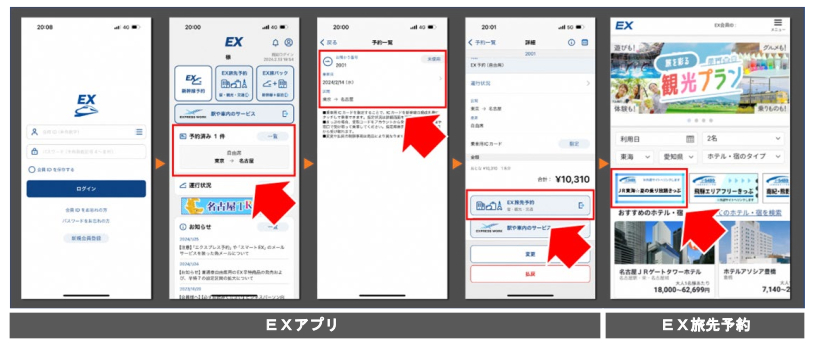 新幹線を予約後、後日購入する際の流れ