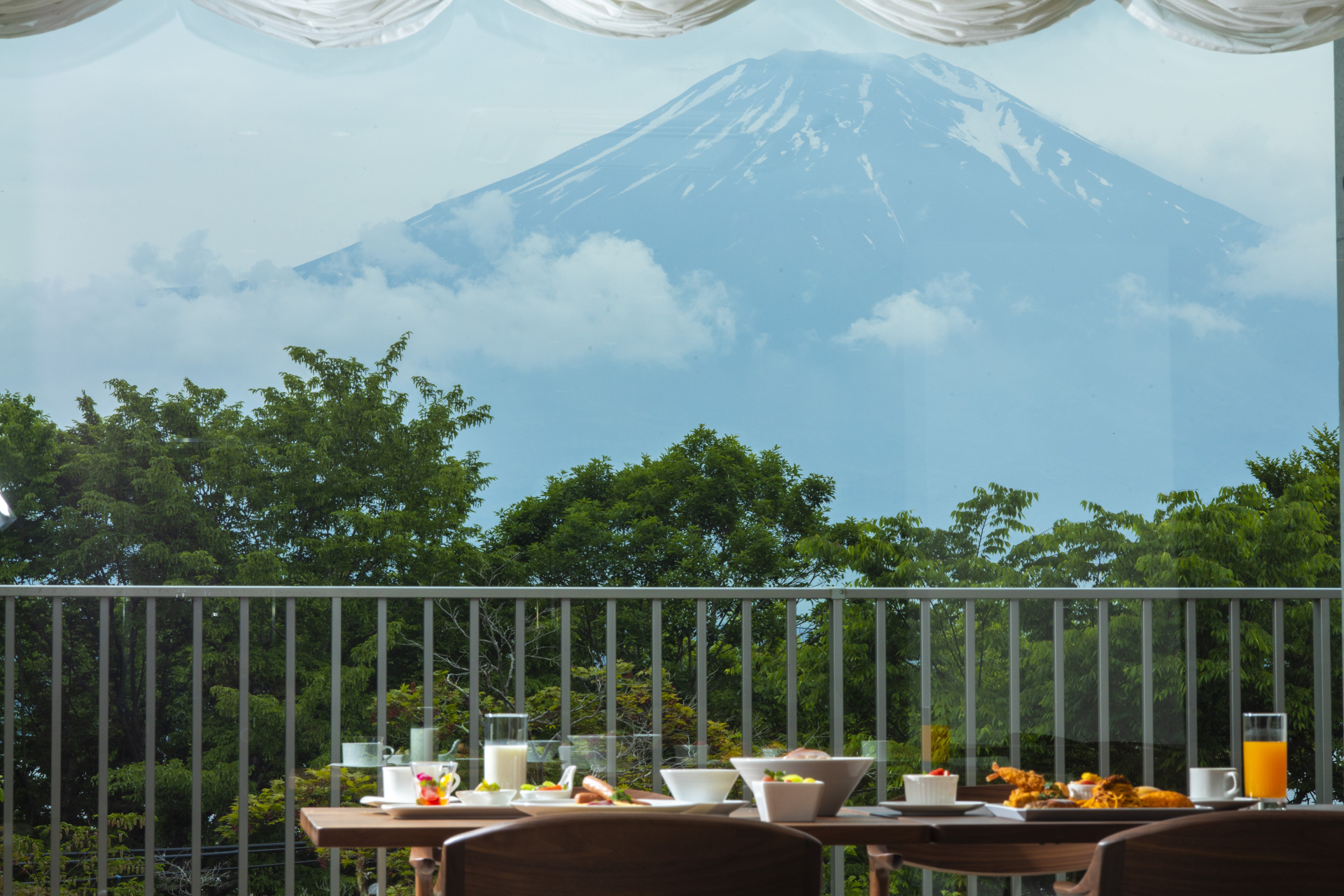 レストランからの眺望