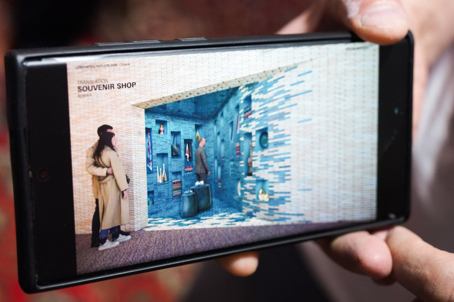 このような感じでスーベニアコーナーで使われている