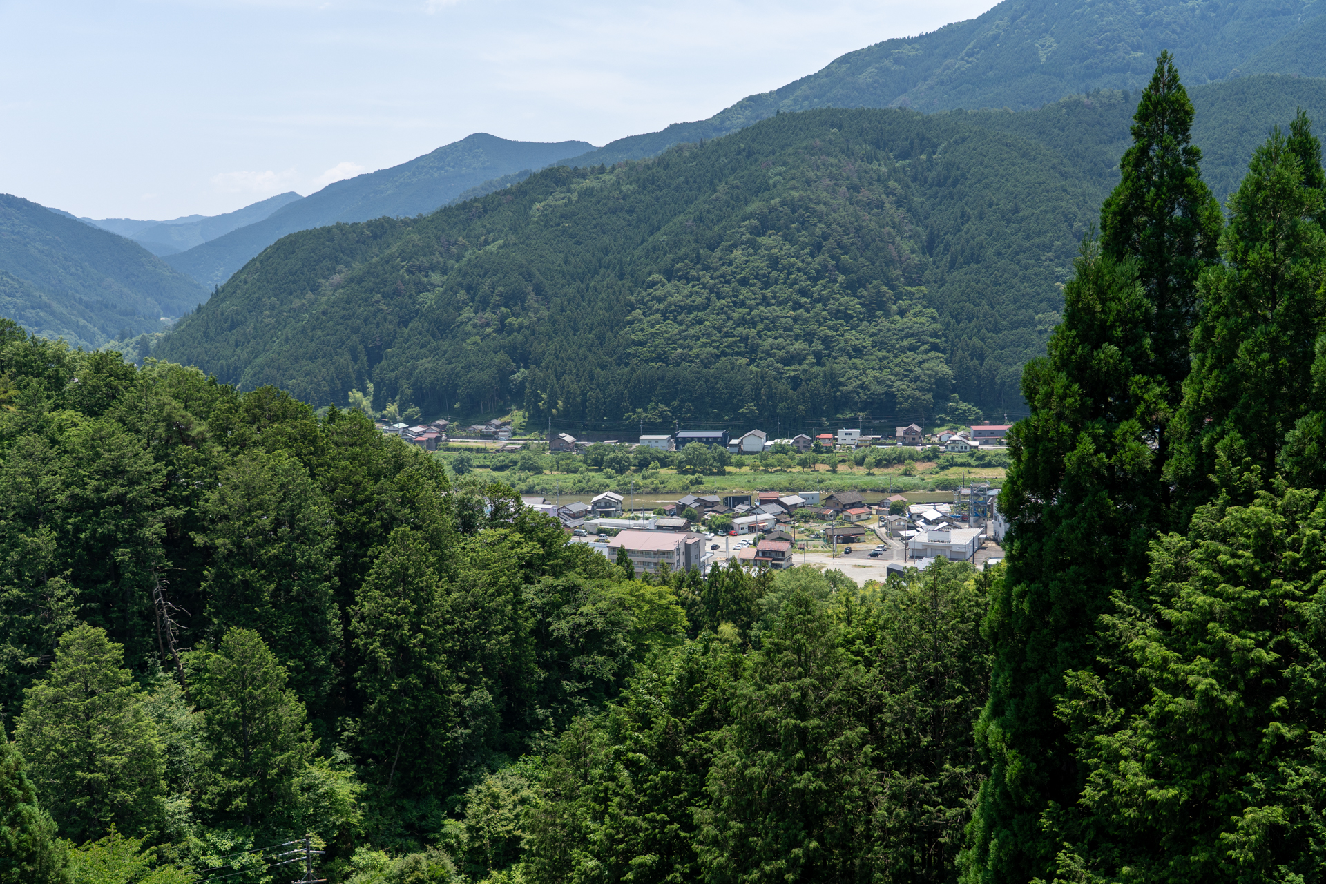 見晴らし抜群。四季折々の景色が楽しめる