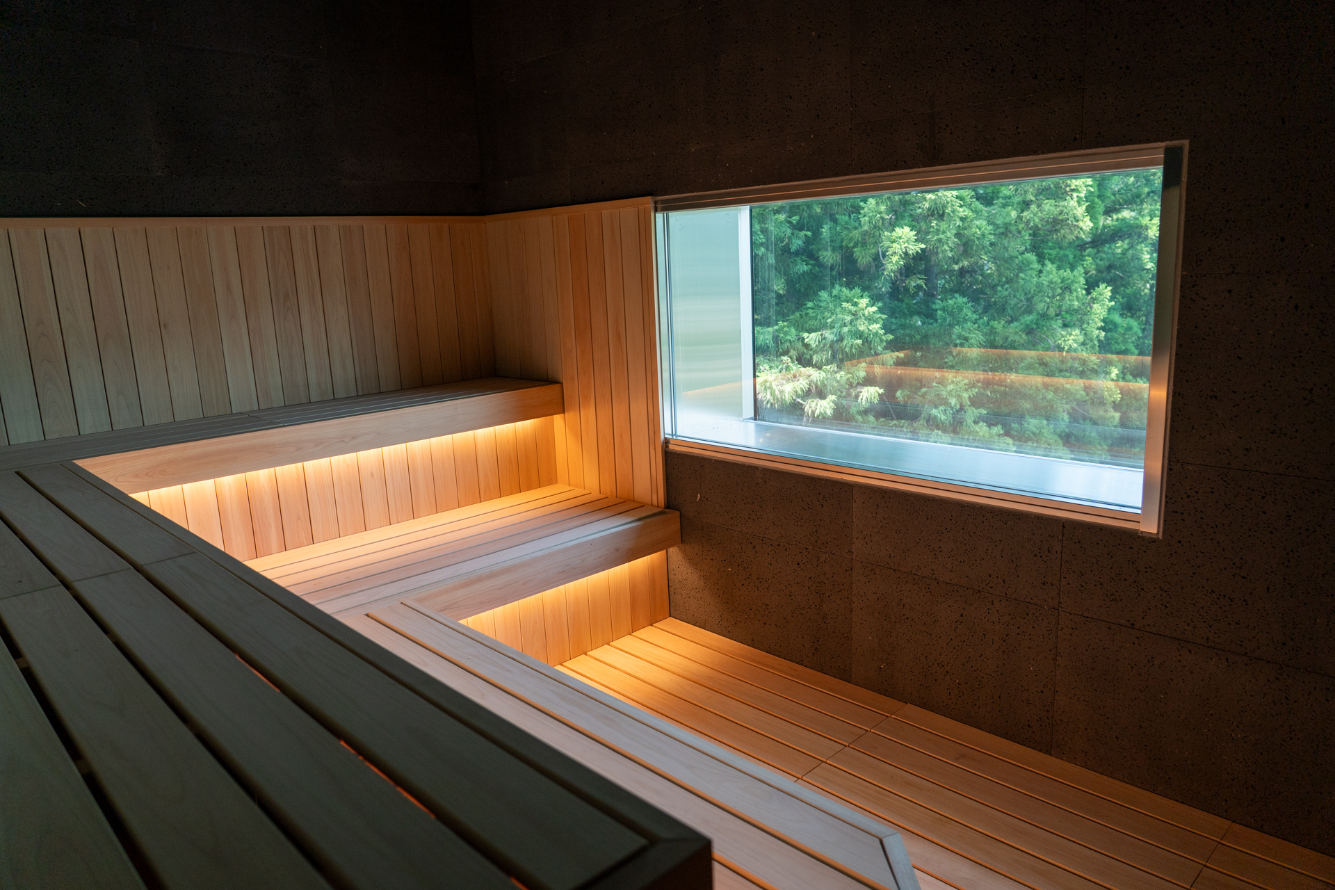 景色が楽しめるサウナ