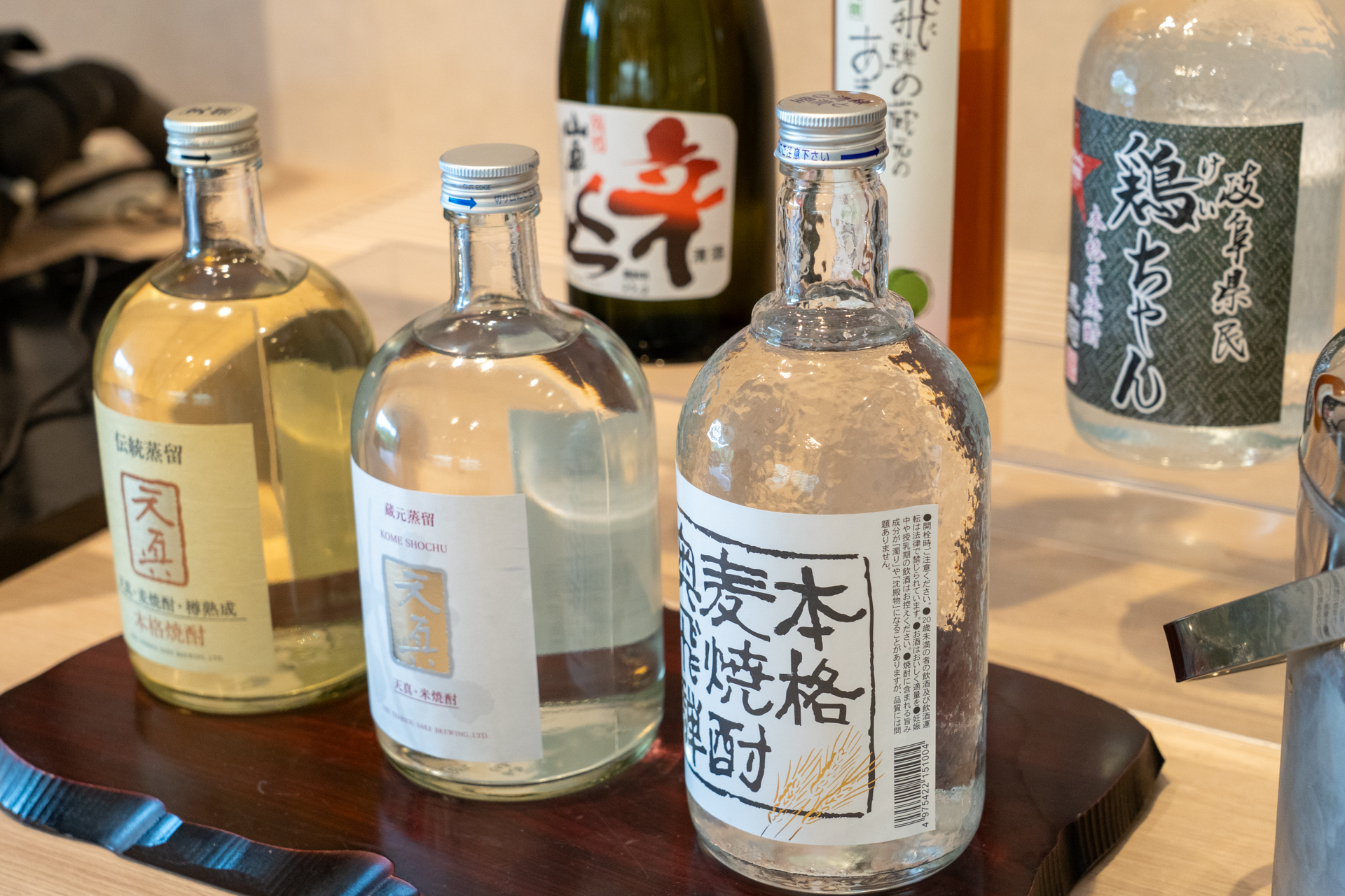 夕食時のアルコールはすべて飲み放題。岐阜県の日本酒も