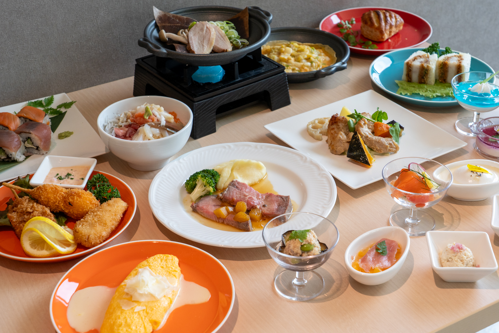 岐阜県の味も楽しめるレストラン「翠緑」