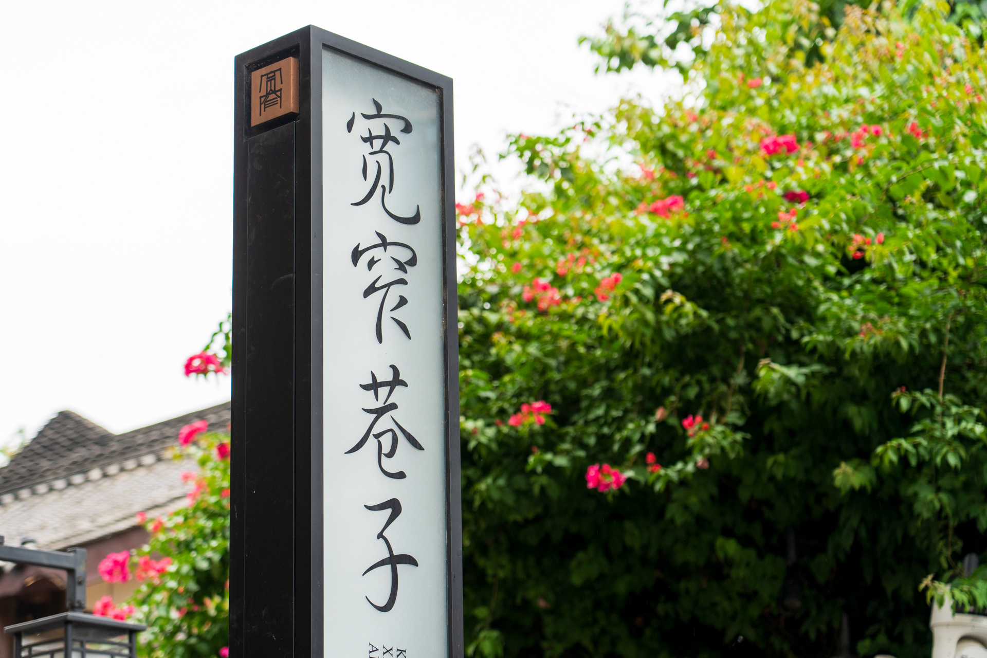 3つの小さな通りからなる寛窄巷子（かんさくこうし）