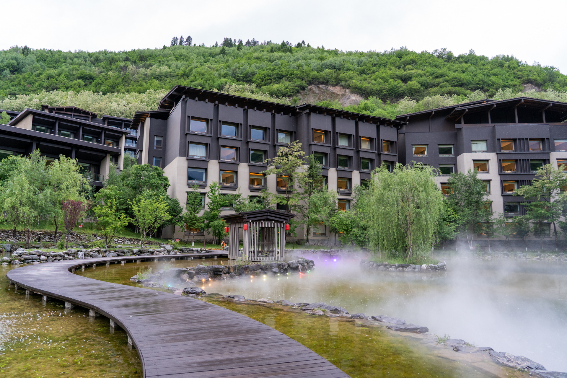 ヒルトン九寨溝リゾート。標高は2200m