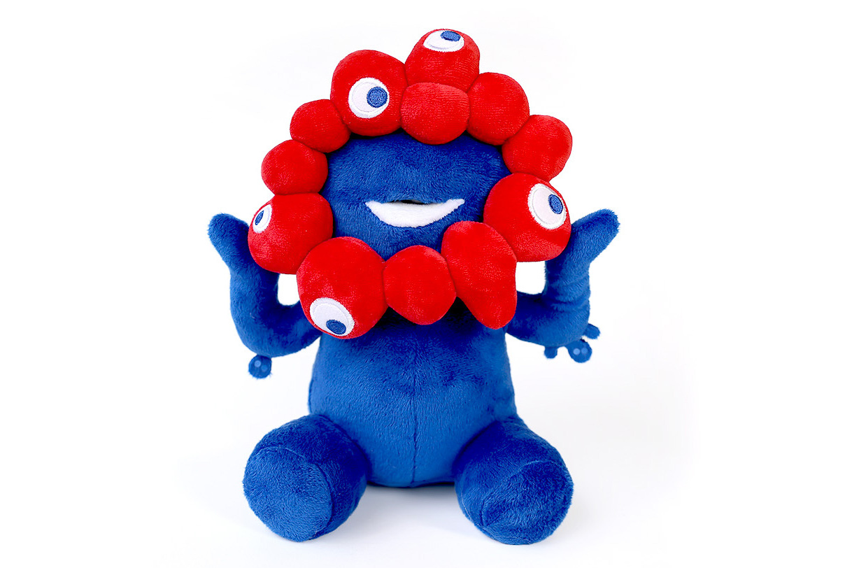 座った姿勢のぬいぐるみのボディ