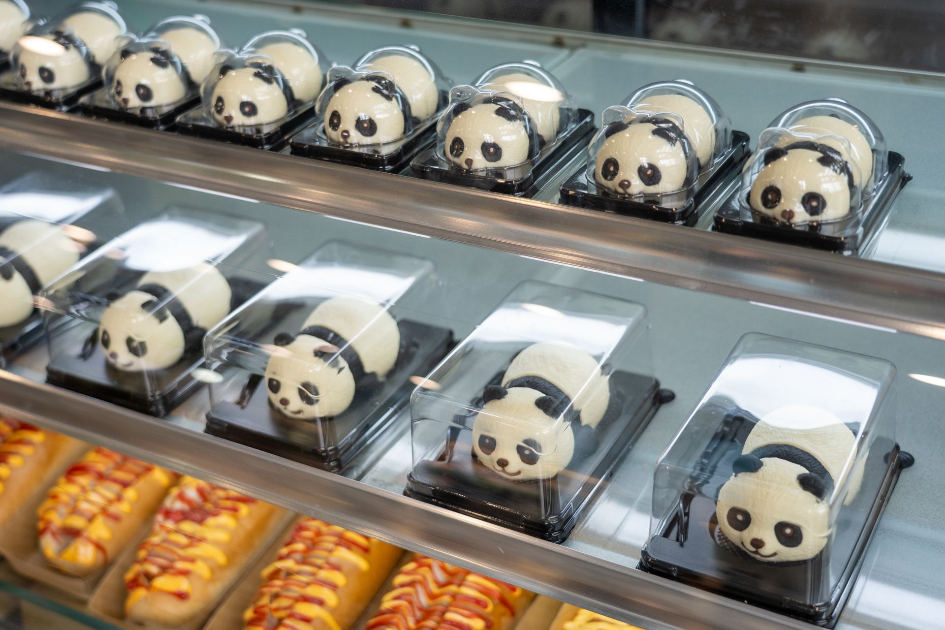 人気のパンダケーキ