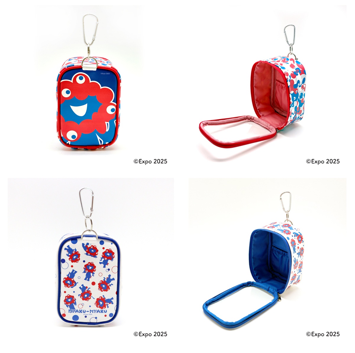 ぬいポーチA（上）、B（下）