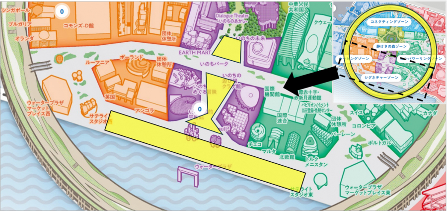 立入規制の対象エリア