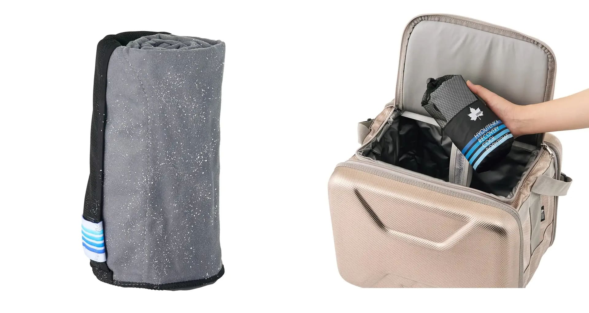 凍らせて使う「氷点下リカバリー・クールタオル」に新色グレー