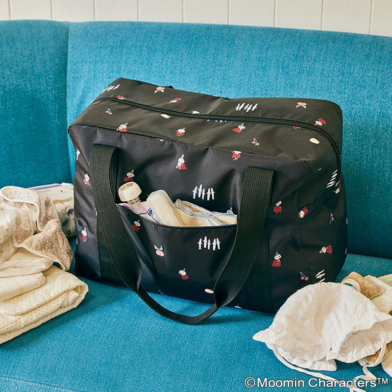 宝島社「MOOMIN ボストンバッグ BOOK 大人かわいいリトルミイとニョロニョロ柄」の予約注文スタート